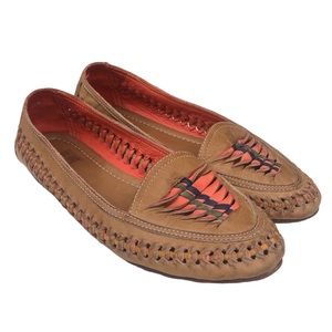 Frye | Classic Weave Bohemian Aztec Comfortable Stylish Flats Size 8.5